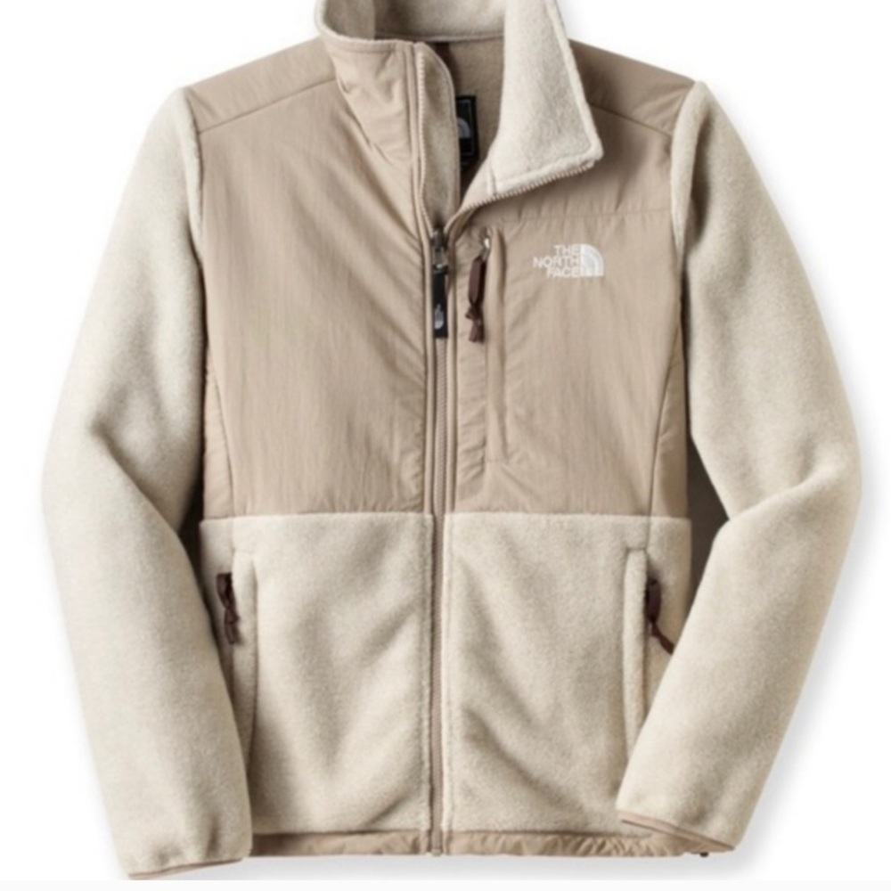 Beige North Face Fleese